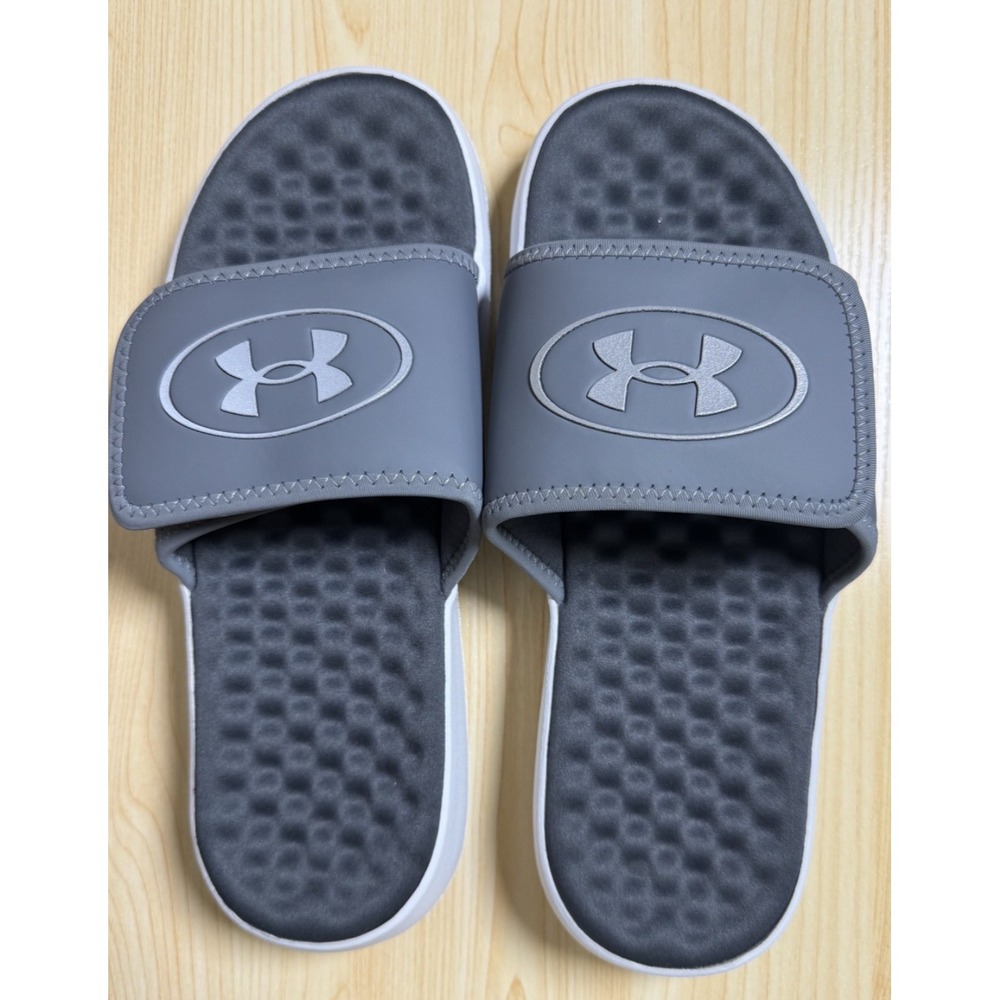 Under Armour Ignite Pro 8 Men's Gray Slides Size 9 Sandals 3025119-001